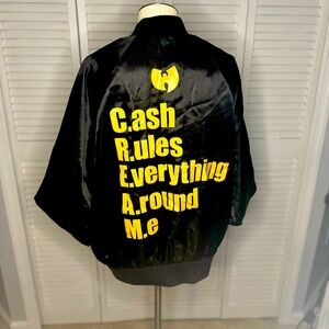 Forever21 X Wu tang satin bomber jacket
